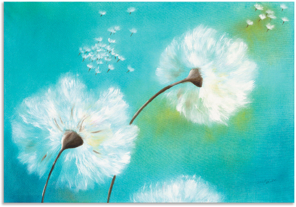 Artland Wandbild "Pusteblumen", Blumen, (1 St.), als Alubild, Outdoorbild, günstig online kaufen