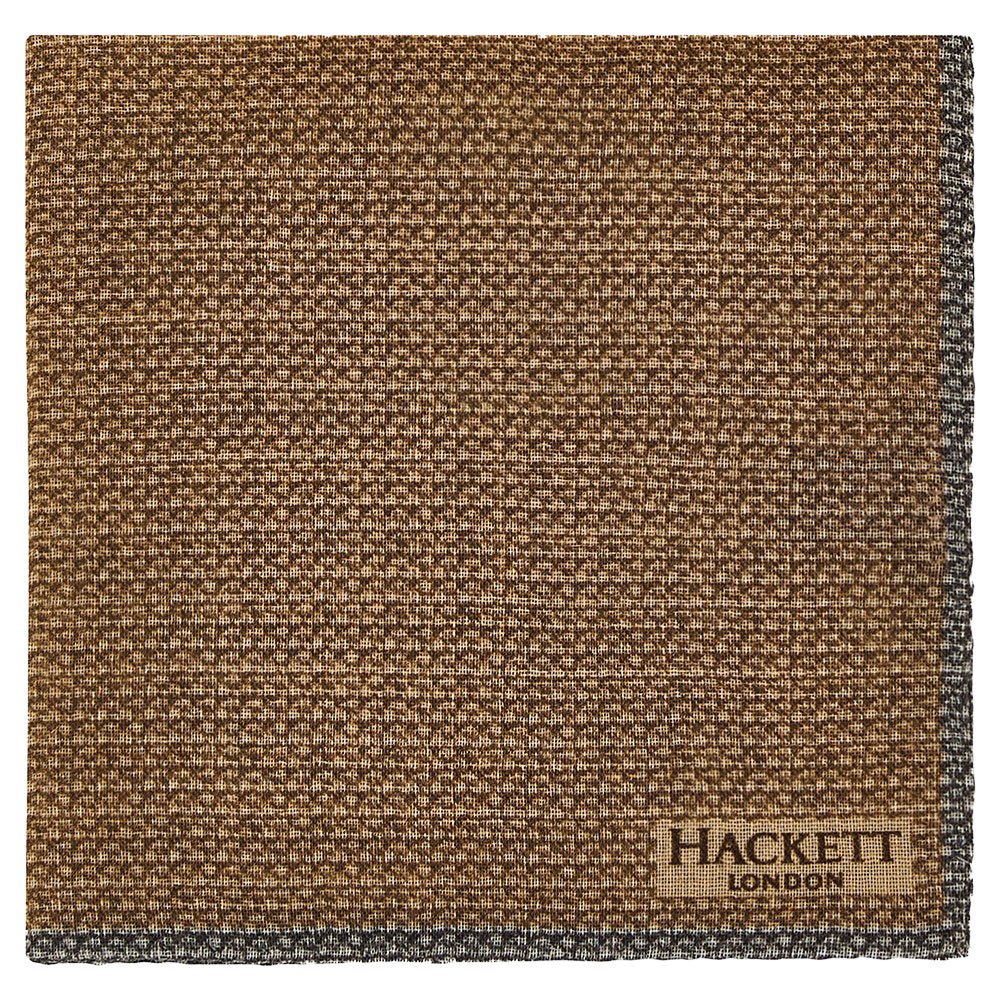 Hackett Bigtext Boarder Taschentuch One Size Taupe / Grey günstig online kaufen