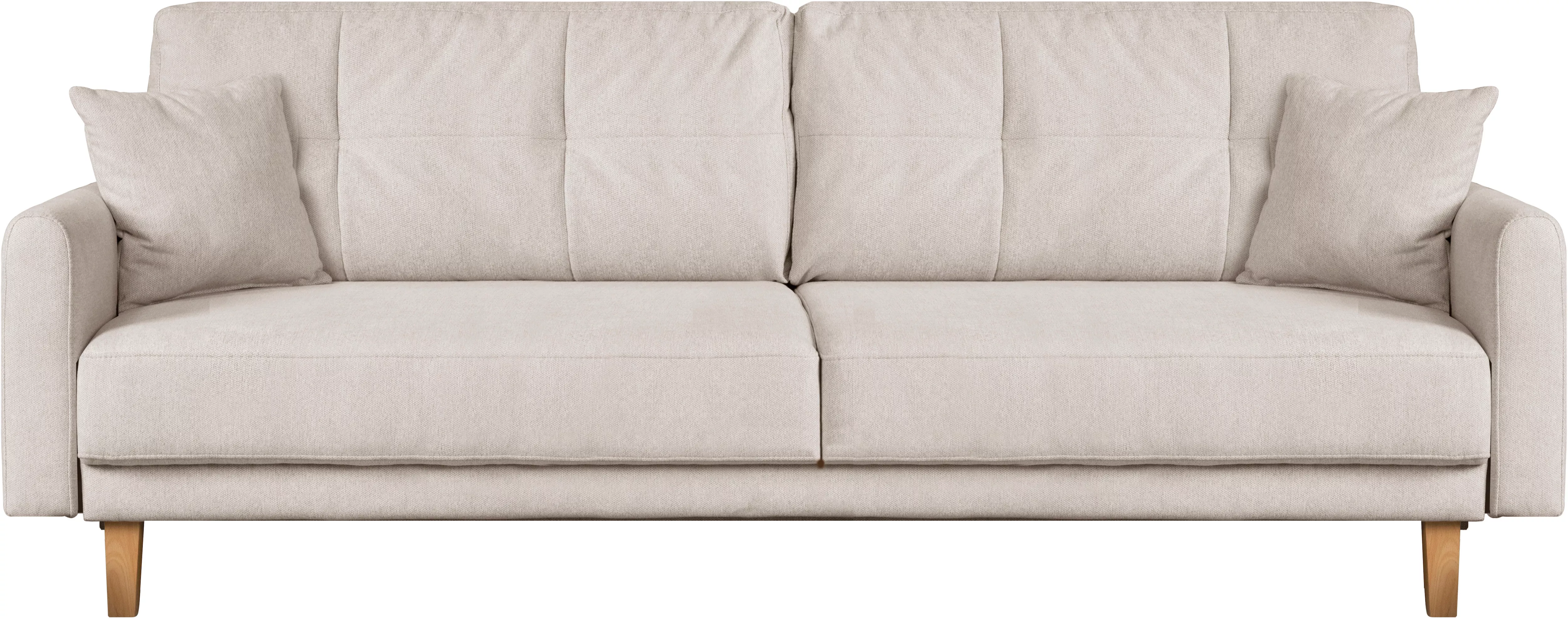 Home affaire 3-Sitzer "TRIPLO optionale Schlafsofa mit Bettkasten, Maße B/T günstig online kaufen