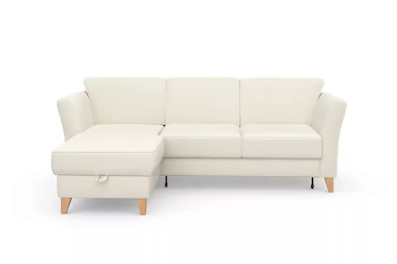 sit&more Ecksofa "Visby L-Form", Wahlweise mit Bettfunktion und Bettkasten, günstig online kaufen