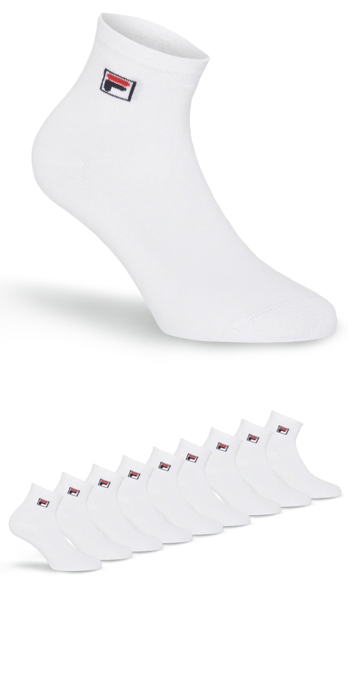 Fila Kurzsocken "UNISEX QUARTER PLAIN SOCKS", (9 Paar), mit Logo-Schriftzug günstig online kaufen