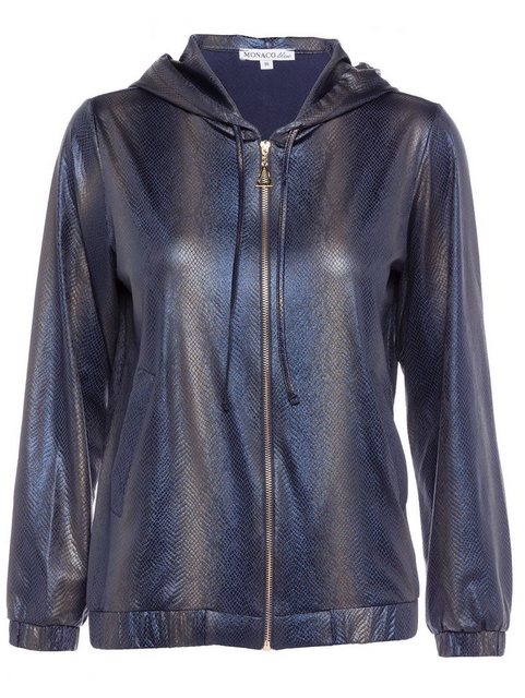 MONACO blue Blouson Lederimitatjacke figurumspielend in Schlangen-Optik günstig online kaufen