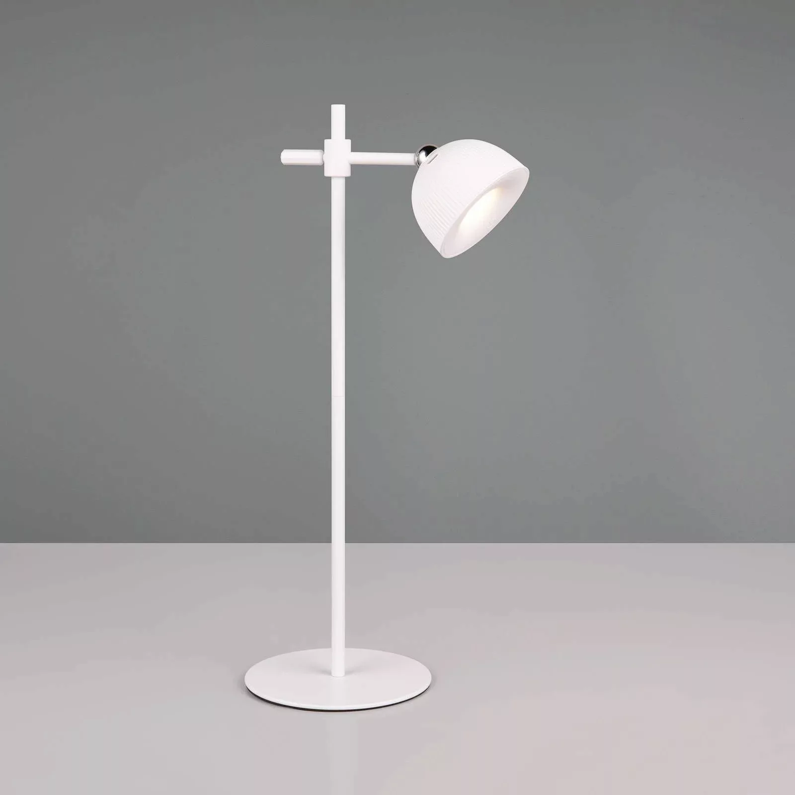 LED-Akku-Tischlampe Maxima, weiß, Höhe 41 cm, Kunststoff günstig online kaufen