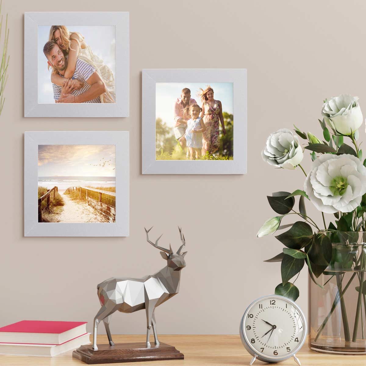 PHOTOLINI Bilderrahmen 3er Set breite Rahmen, günstig online kaufen