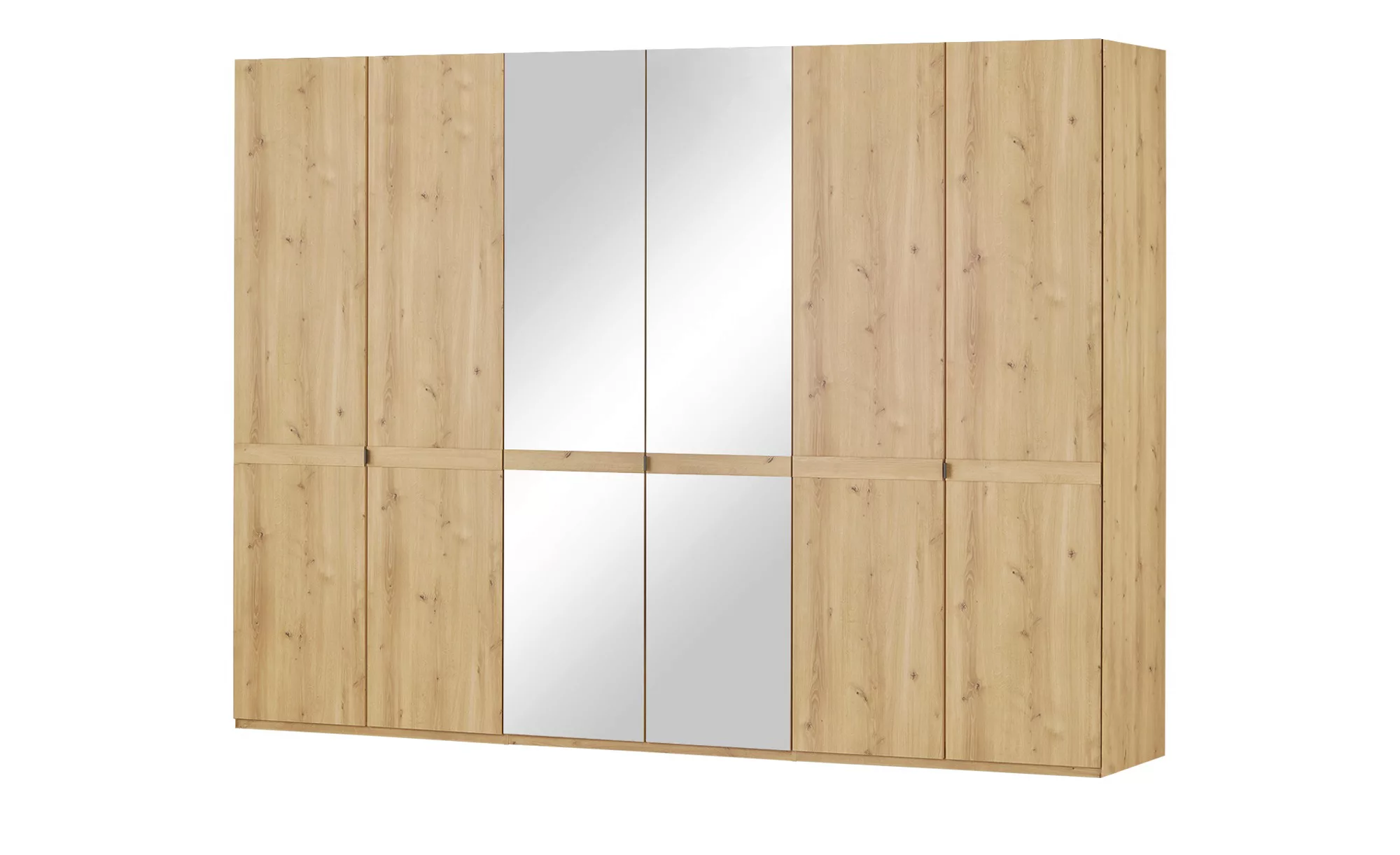 uno Drehtürenschrank, 6-türig - holzfarben - 300 cm - 216 cm - 58 cm - Schr günstig online kaufen