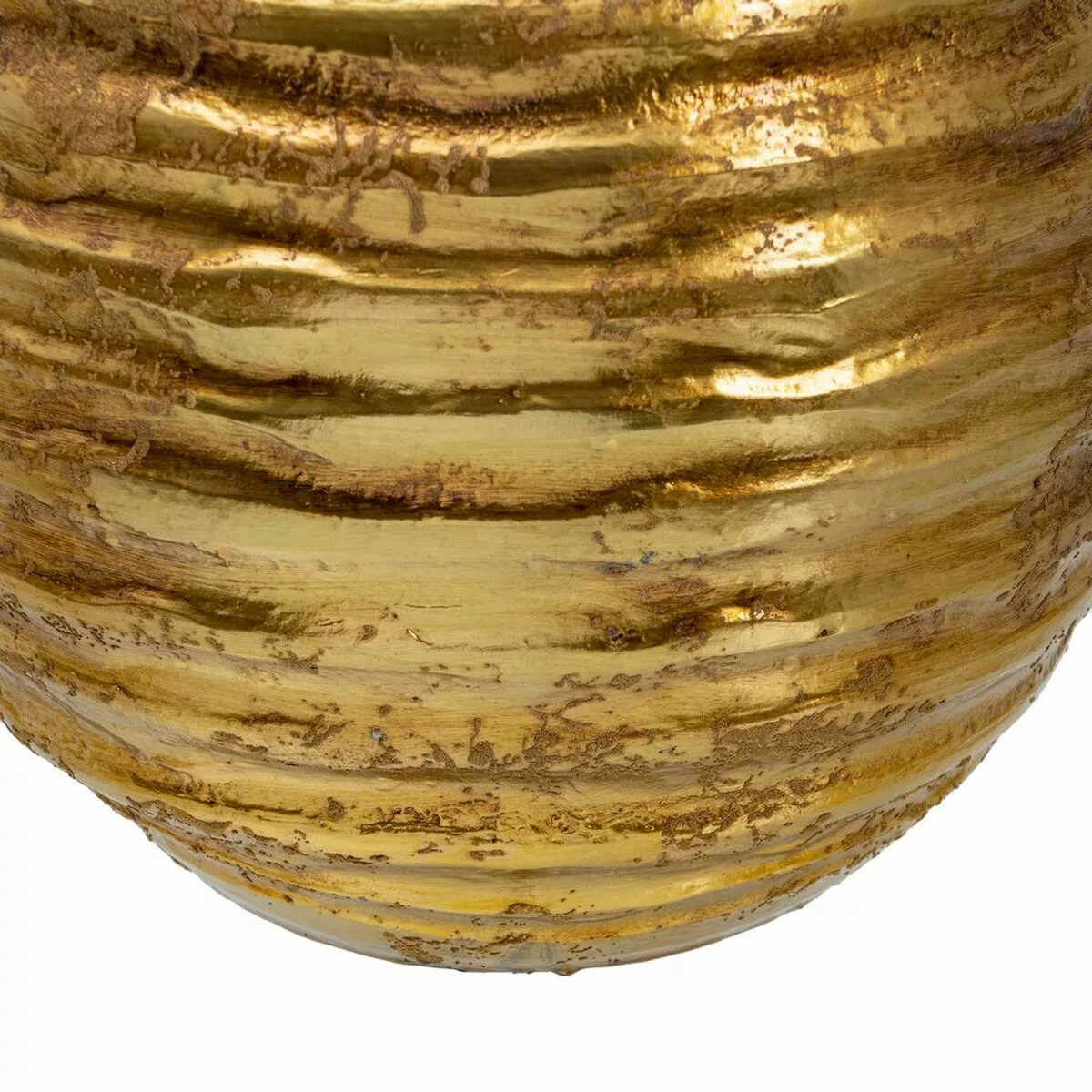 Blumentopf 29 X 29 X 31,5 Cm Aus Keramik Gold günstig online kaufen
