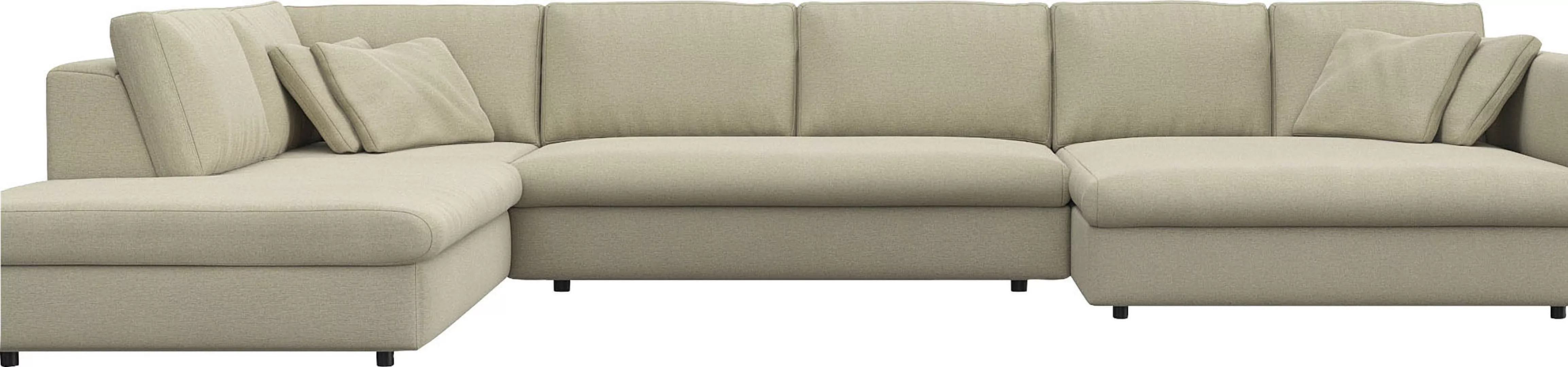 FLEXLUX Wohnlandschaft "Lovane, U-Form, bequem und komfortabel", Weich & an günstig online kaufen