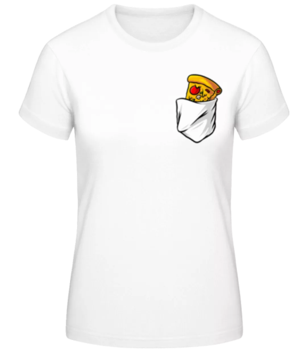 Brusttasche Pizza · Frauen Basic T-Shirt günstig online kaufen