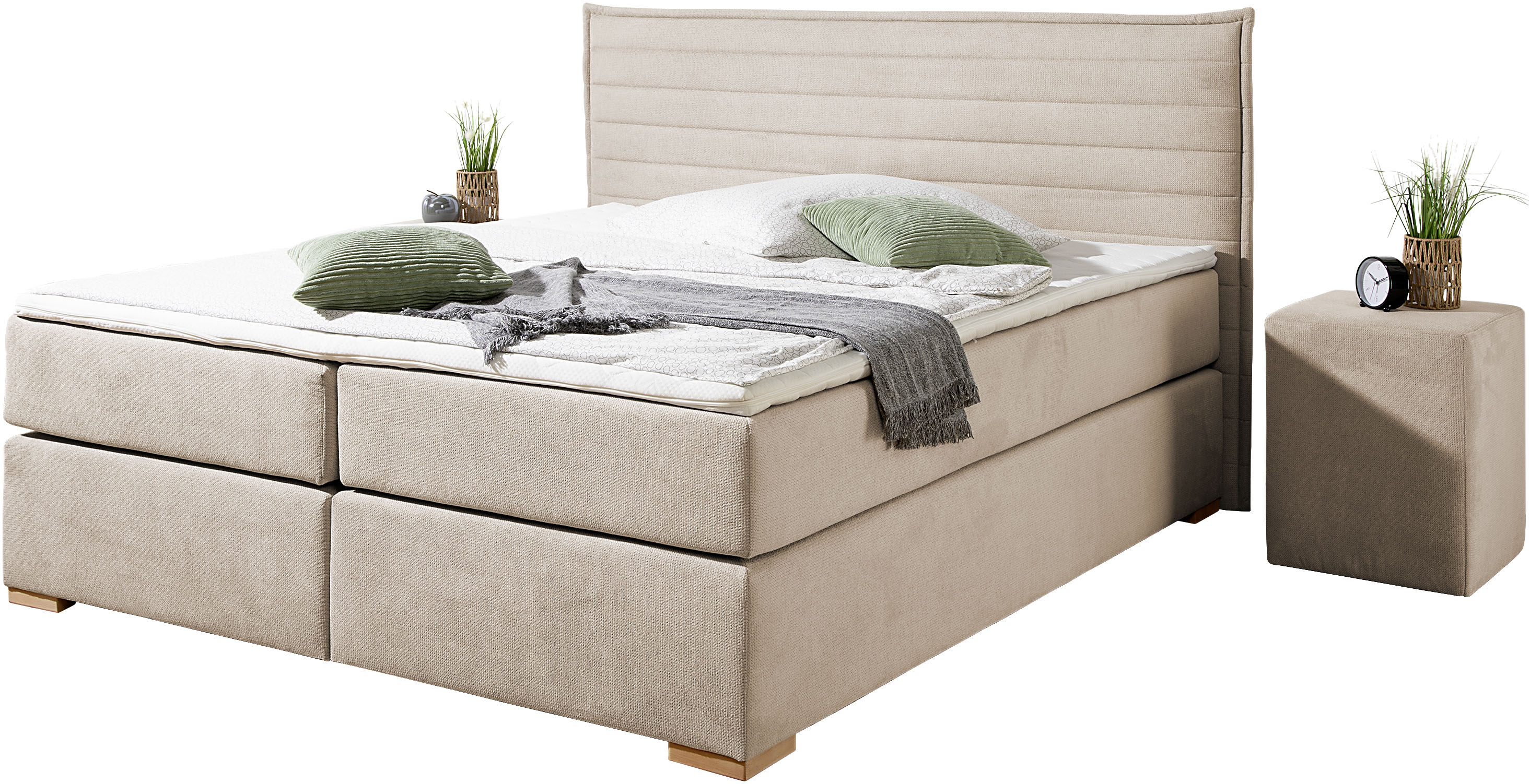 Home affaire Boxspringbett ""Östermoor"", in H2, H3 oder H4 erhältlich günstig online kaufen