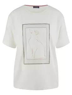 Rundhals-Shirt MYBC weiss günstig online kaufen