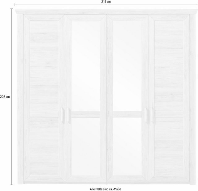 set one by Musterring Drehtürenschrank "Oakland", Typ 72-2SP, Pino Aurelio, günstig online kaufen