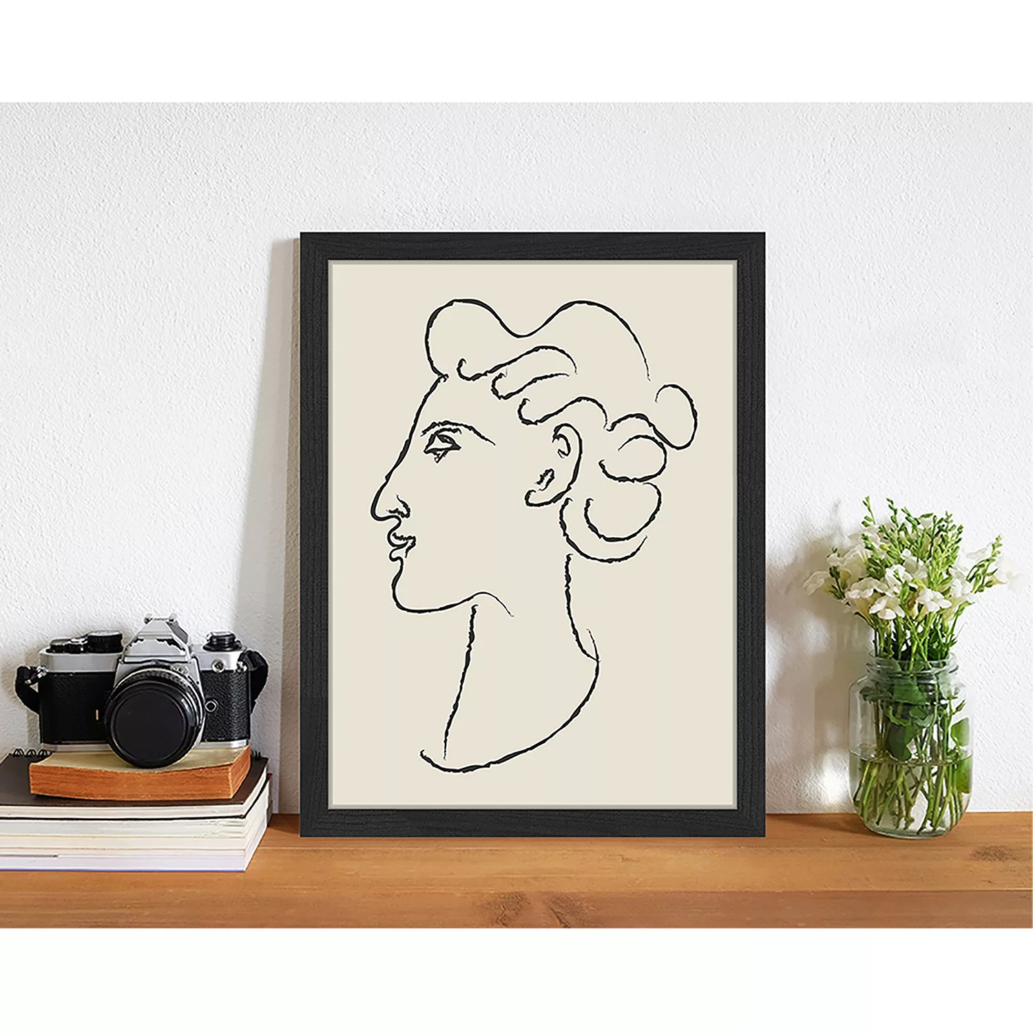 home24 Bild Side Portrait Inspired By Matisse günstig online kaufen