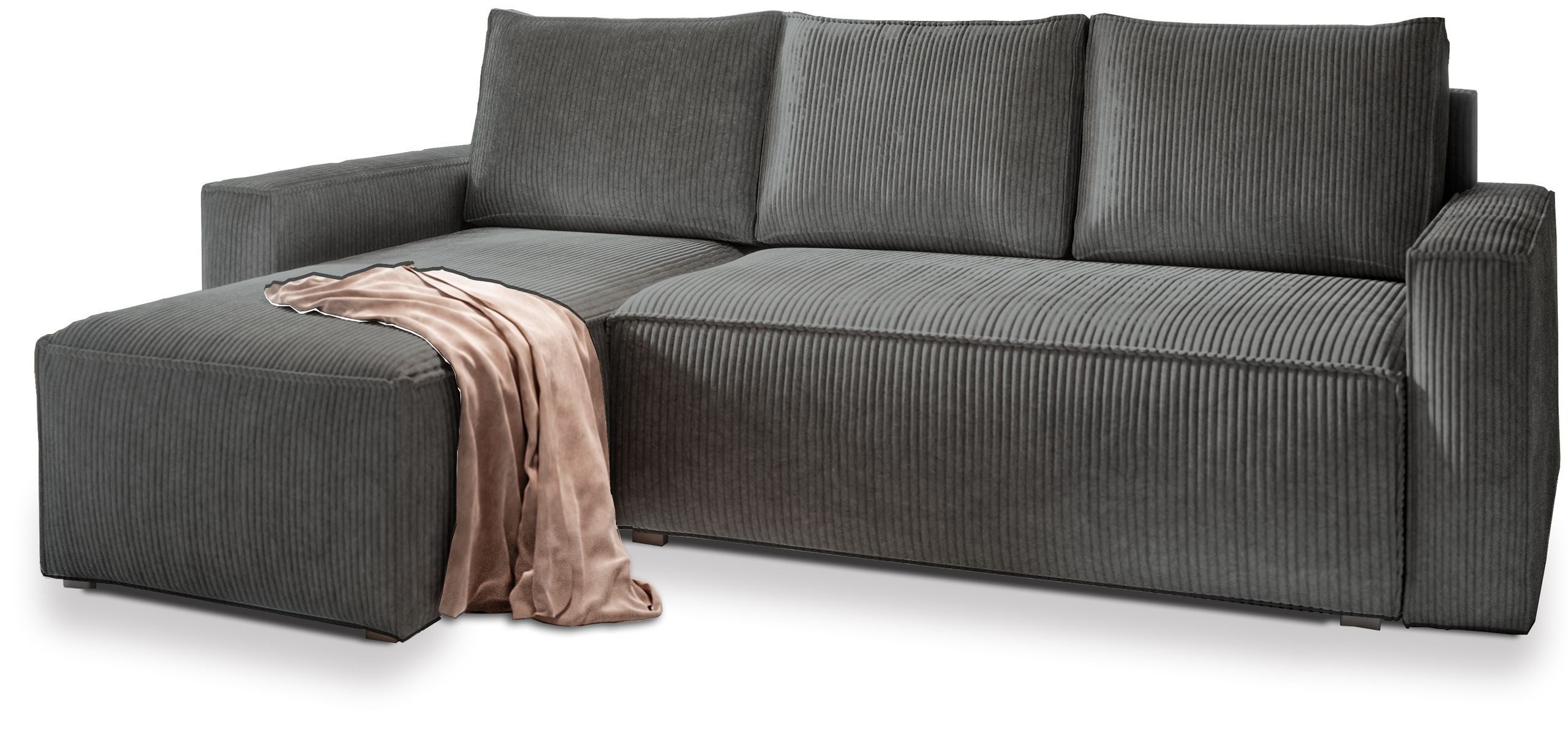 Masseno Ecksofa POTARO mit Schlaffunktion L-Form, günstig online kaufen