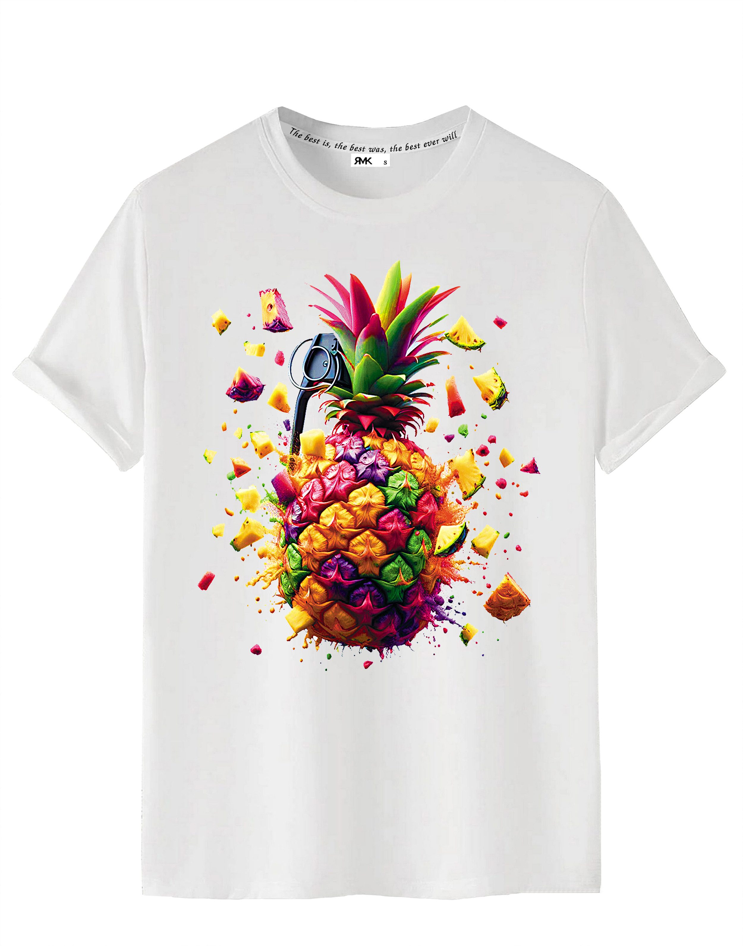 RMK T-Shirt Herren Shirt Basic Rundhals günstig online kaufen