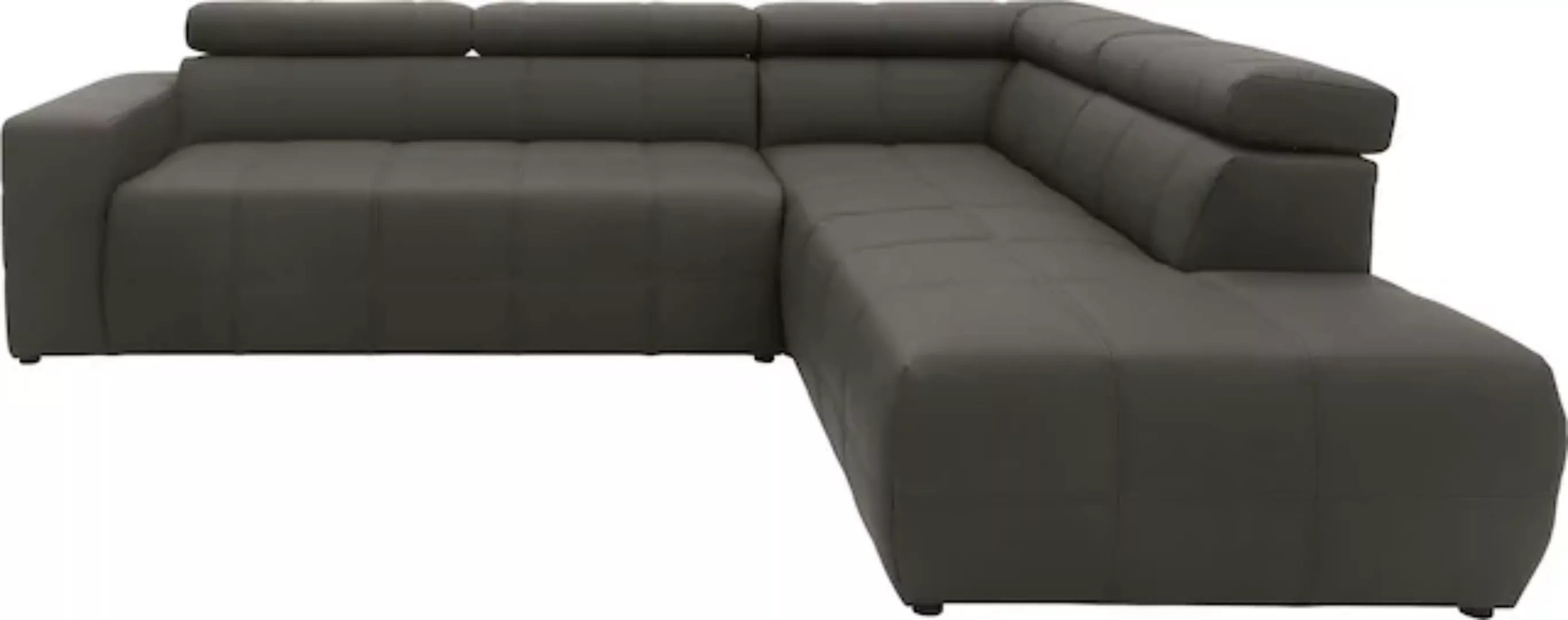 DOMO collection Ecksofa »Brandon L-Form, auch in Leder«, inklusive Kopfteil günstig online kaufen