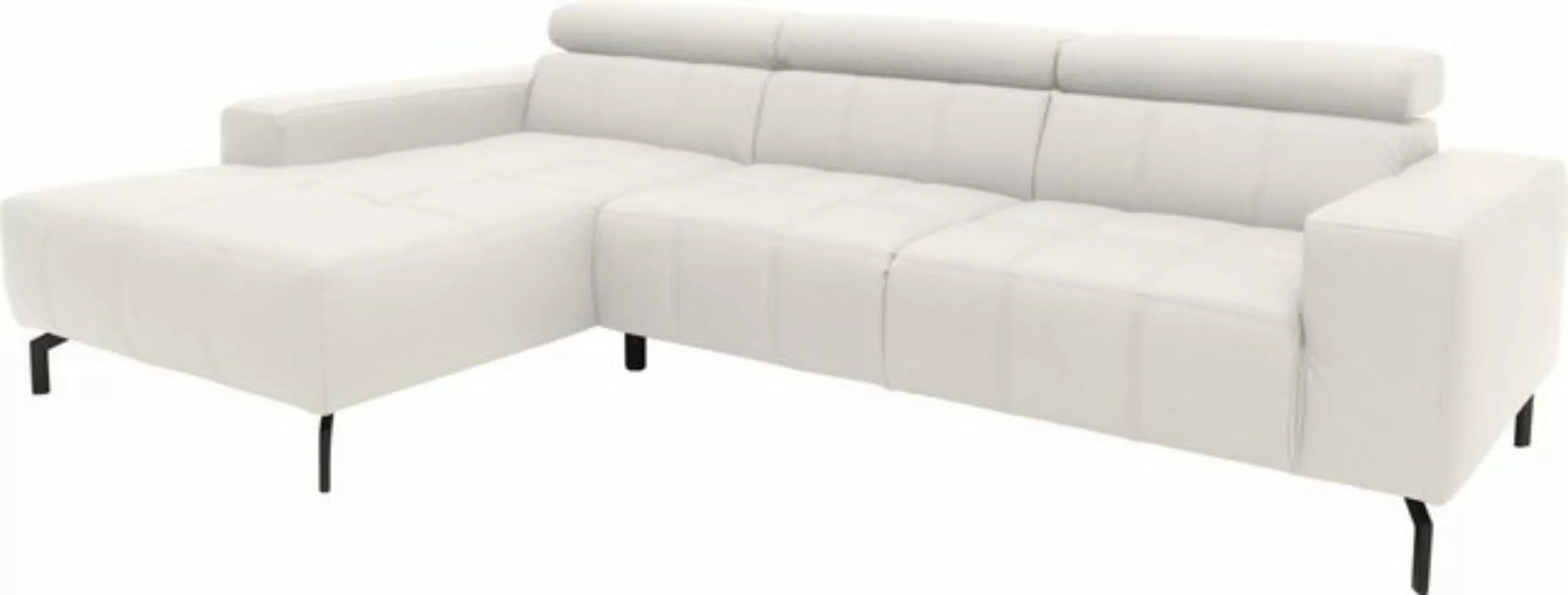 DOMO collection Ecksofa "Cunelli L-Form", wahlweise inklusive 6-fach verste günstig online kaufen