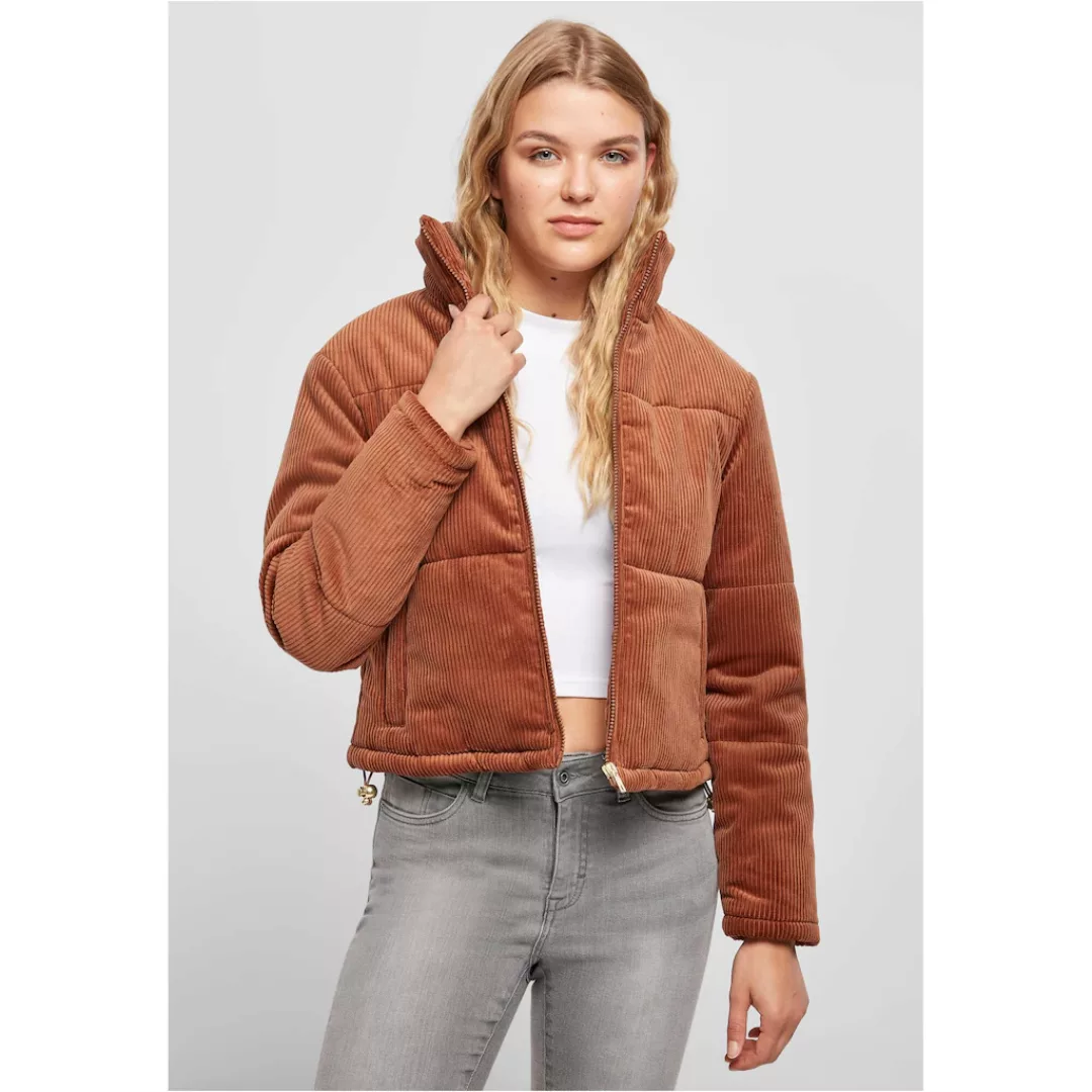 URBAN CLASSICS Winterjacke "Urban Classics Damen Ladies Corduroy Puffer Jac günstig online kaufen