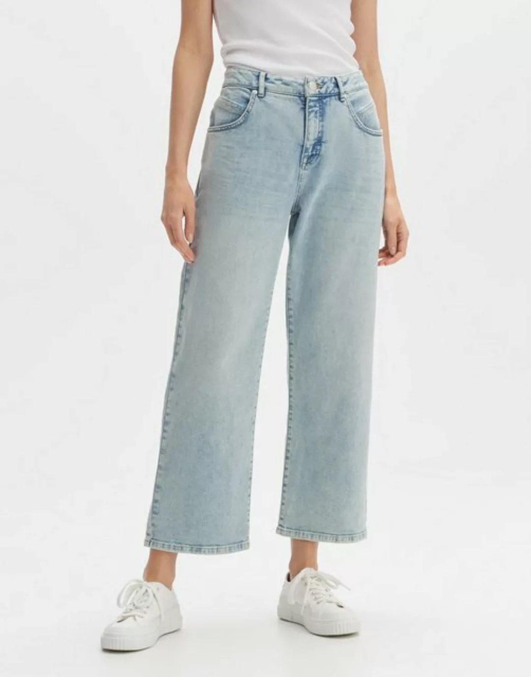 OPUS Weite Jeans OPUS Wide Cropped Jeans Momito fresh günstig online kaufen