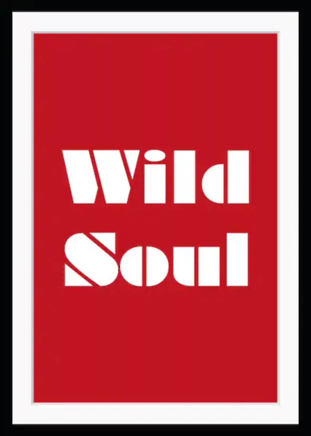 queence Bild »Wild Soul«, Sprüche & Texte, Spruch, gerahmt günstig online kaufen