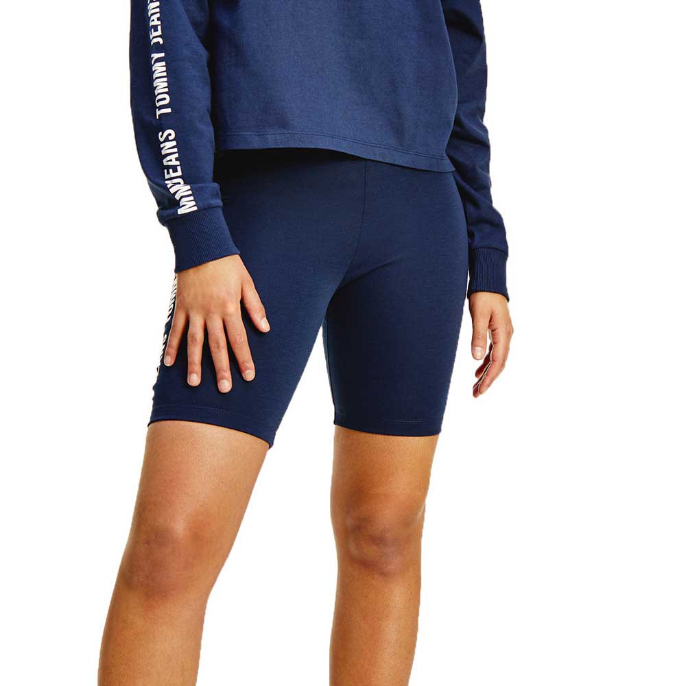 Tommy Jeans Fitted Branded Bike Shorts Hosen XS Twilight Navy günstig online kaufen
