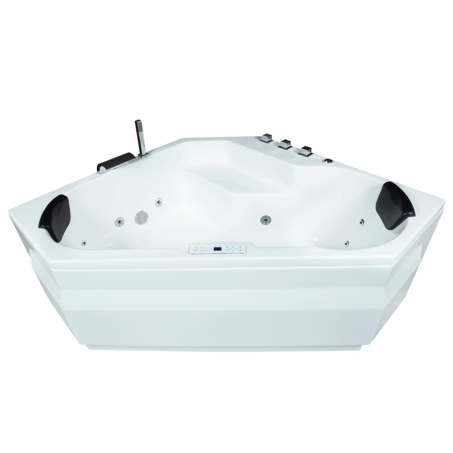 Basera® Indoor Eck-Whirlpool Badewanne Capri Premium 145 x 145 cm günstig online kaufen