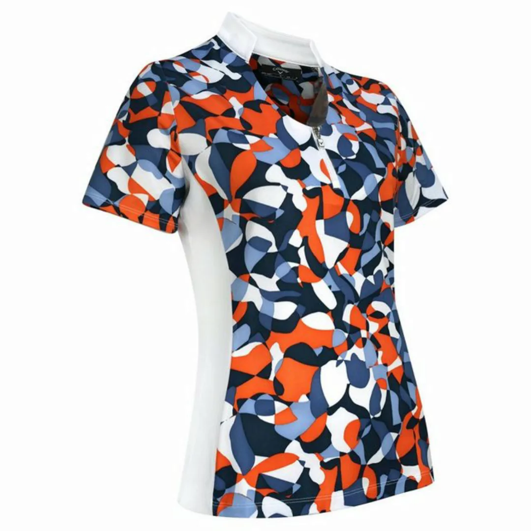 Callaway Poloshirt Callaway Abstract Floral Polo Blau günstig online kaufen