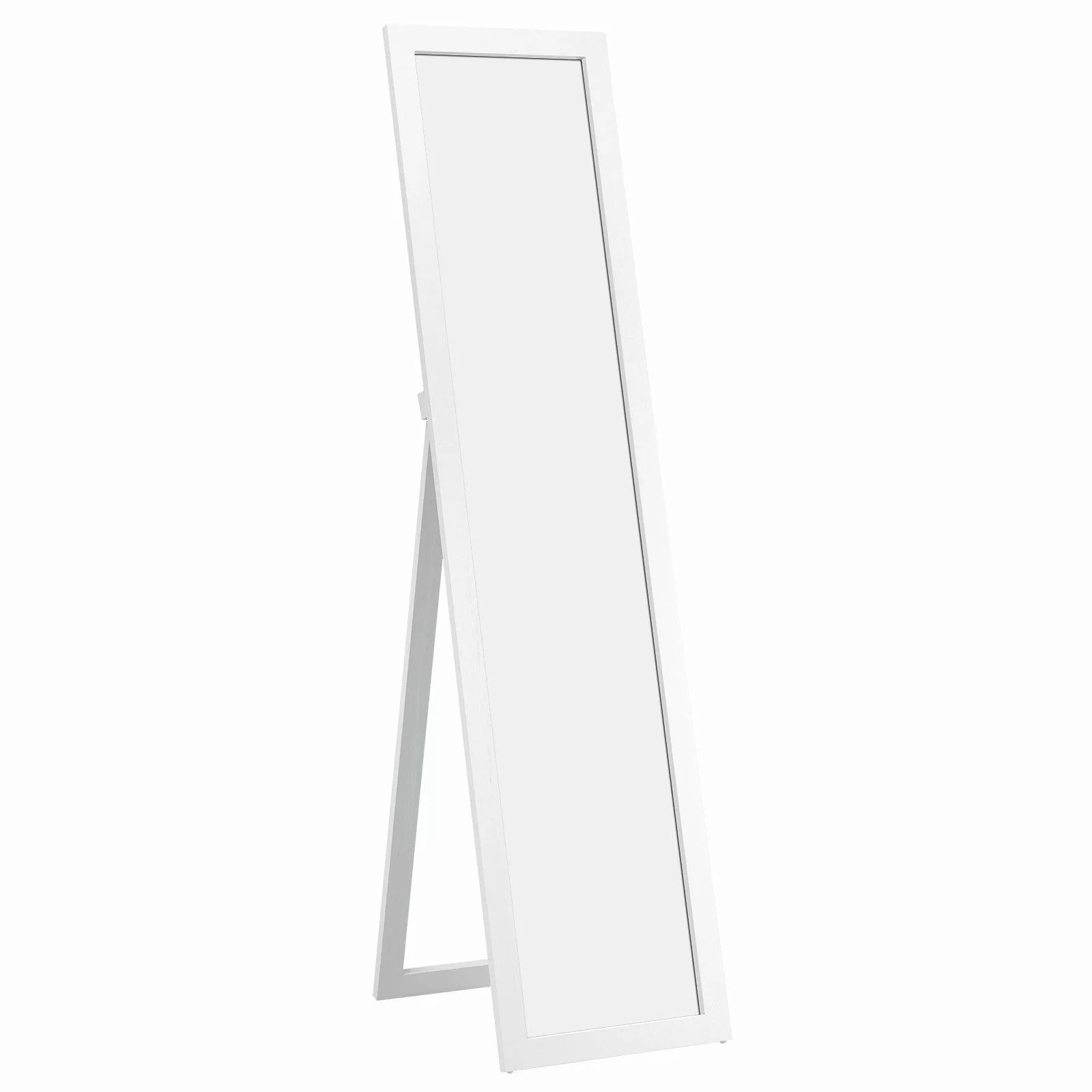 COSTWAY Ganzkörperspiegel, mit klappbarem Holzrahmen, stehend/hängend günstig online kaufen