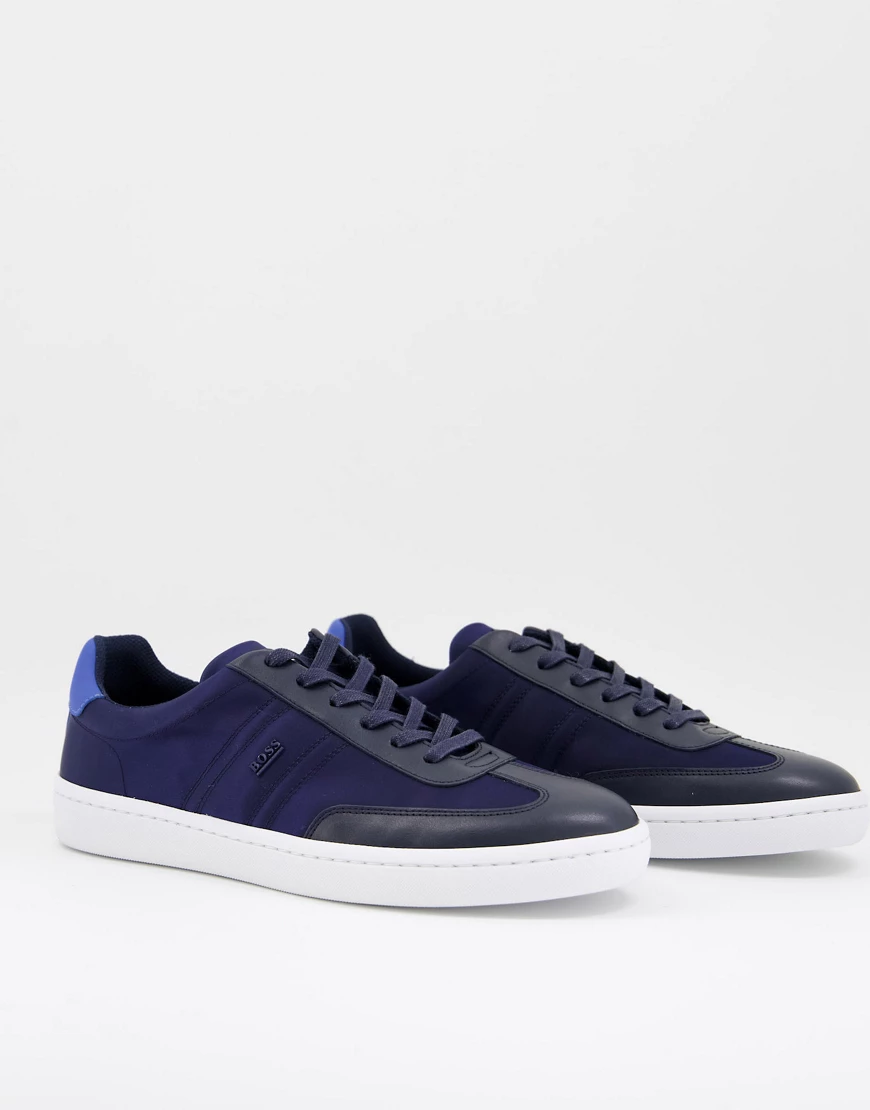 BOSS – Ribeira – Sneaker in Mittelblau günstig online kaufen
