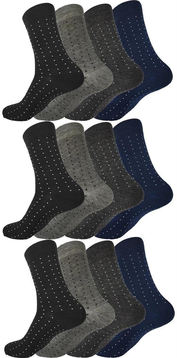 EloModa Basicsocken 12 Paar Herren Socken günstig online kaufen