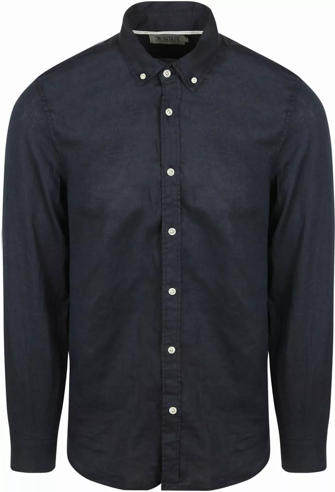 Scotch and Soda Leinen Hemd Navy - Größe S günstig online kaufen