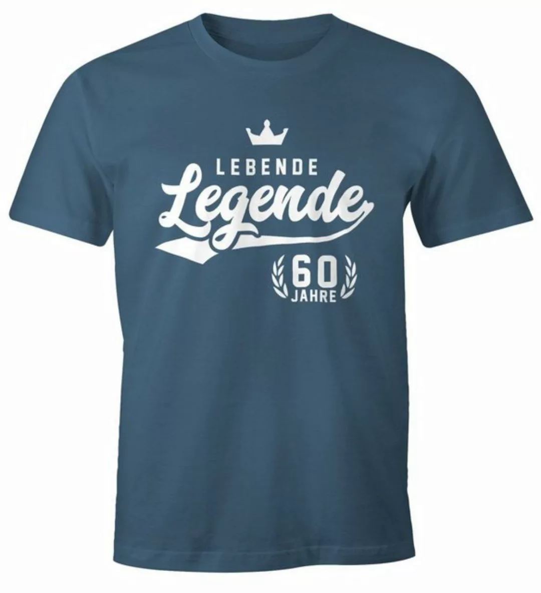 MoonWorks Print-Shirt Herren T-Shirt Lebende Legende 60. Geburtstag Athleti günstig online kaufen