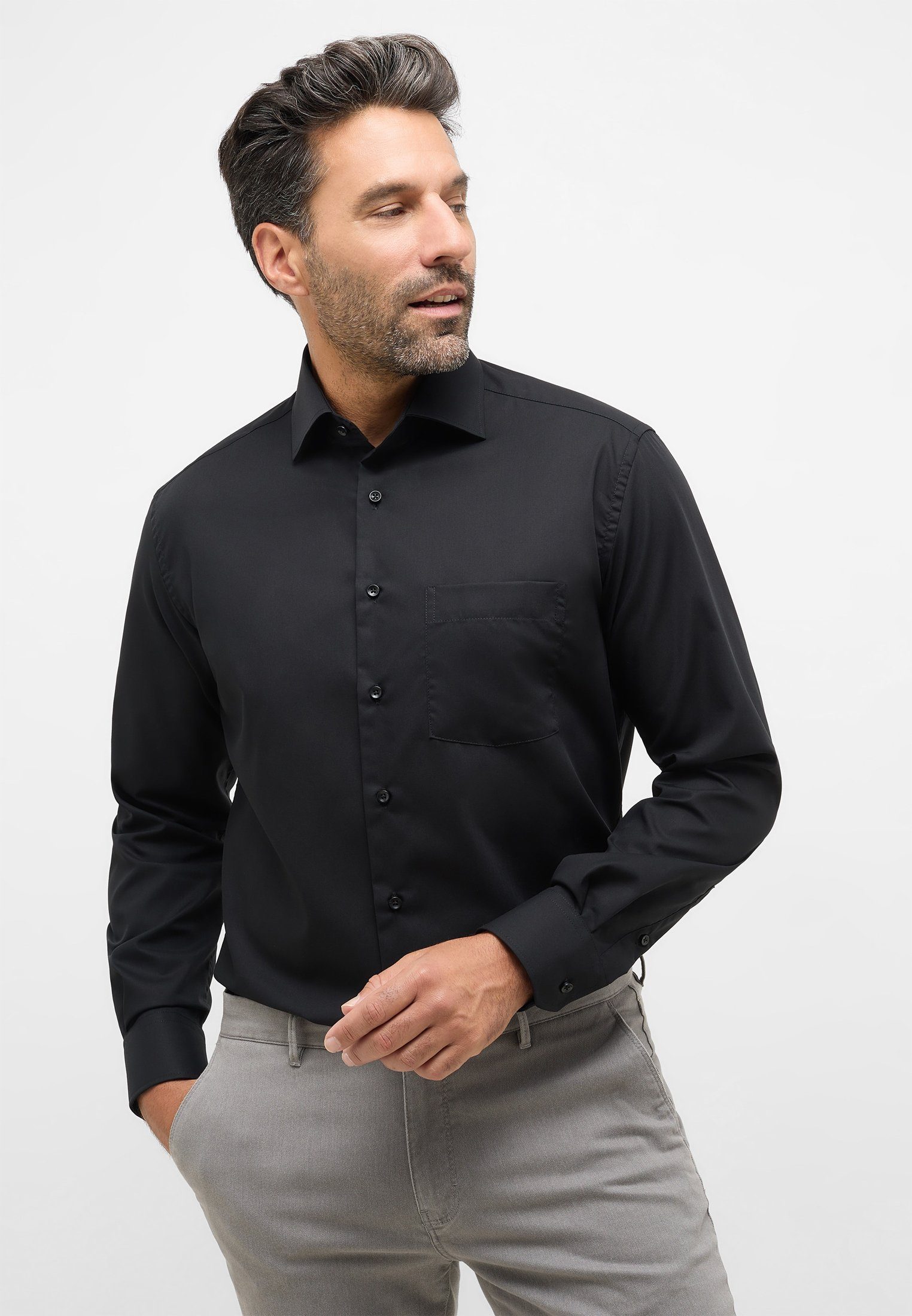 Eterna Langarmhemd "COMFORT FIT", NON IRON (bügelfrei) günstig online kaufen
