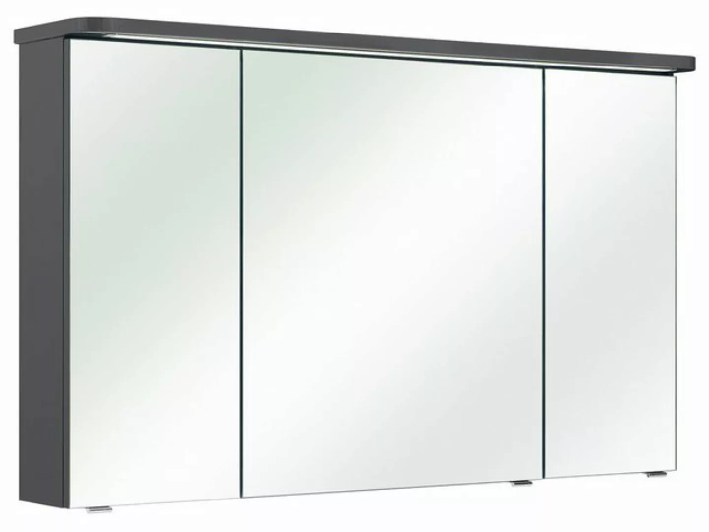 Pelipal Spiegelschrank Serie 4005 Quarzgrau Hochglanz 120 cm mit Softclose günstig online kaufen