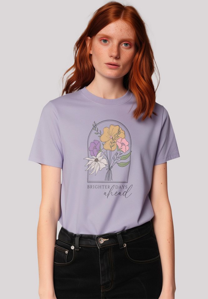 F4NT4STIC T-Shirt Blumen brighter days ahead Premium Qualität günstig online kaufen