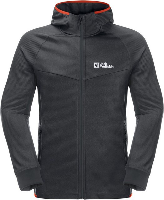 Jack Wolfskin Fleecejacke HYDRO GRID HOODED FZ M PHANTOM 6353 günstig online kaufen