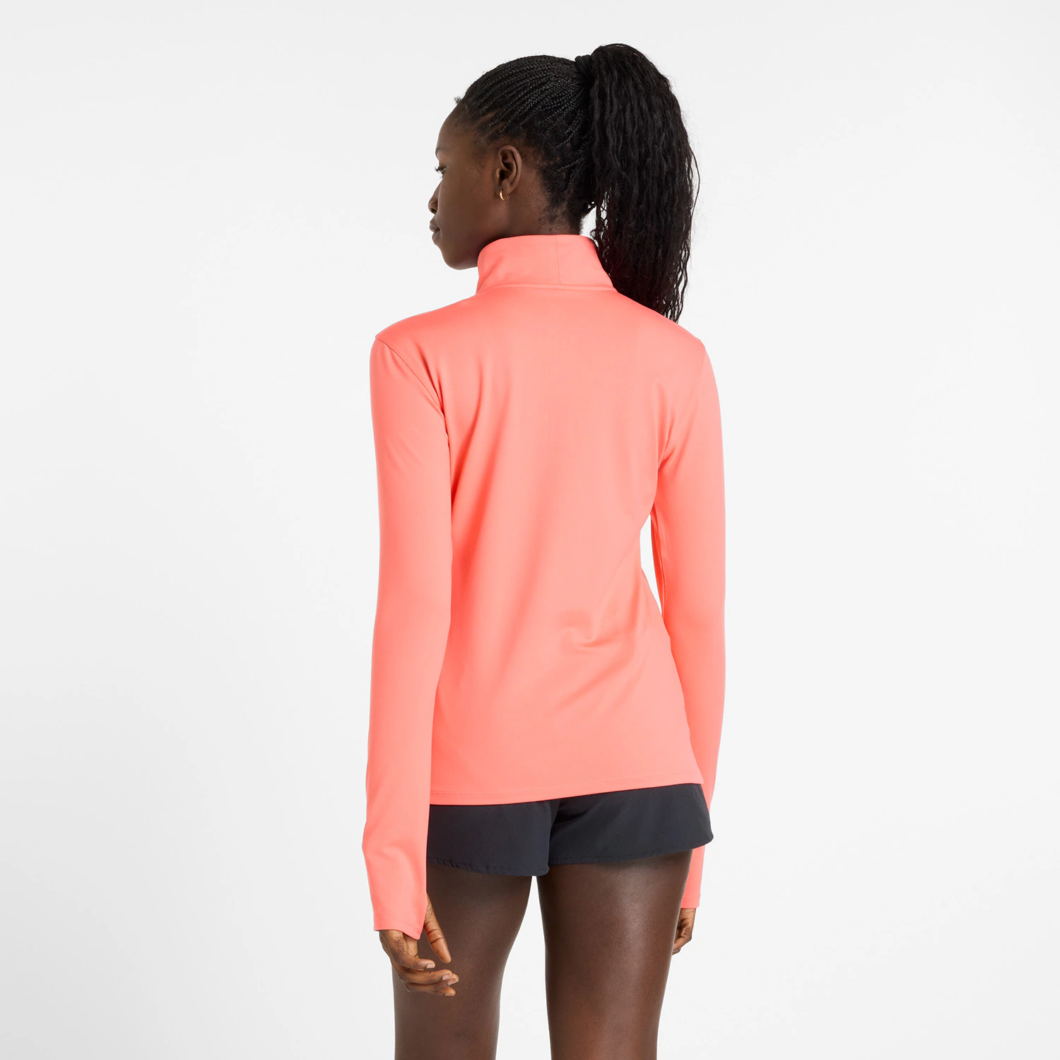 New Balance Laufshirt "Sport Essentialspace Dye Quarter Zip PINK TAFFY" günstig online kaufen