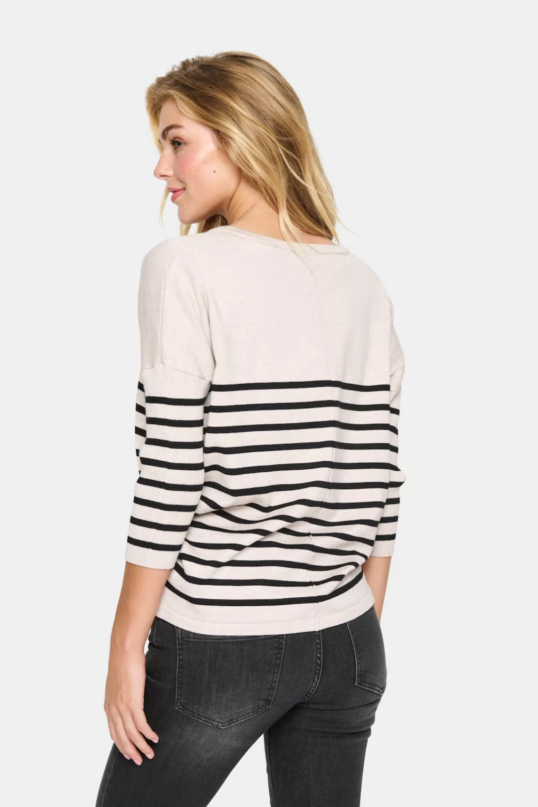 Saint Tropez Strickpullover MilaSZ LS Striped günstig online kaufen