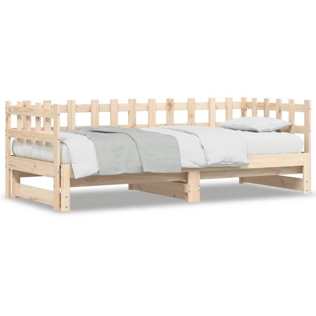 furnicato Bett Tagesbett Ausziehbar 2x(90x200) cm Massivholz Kiefer (1-tlg) günstig online kaufen