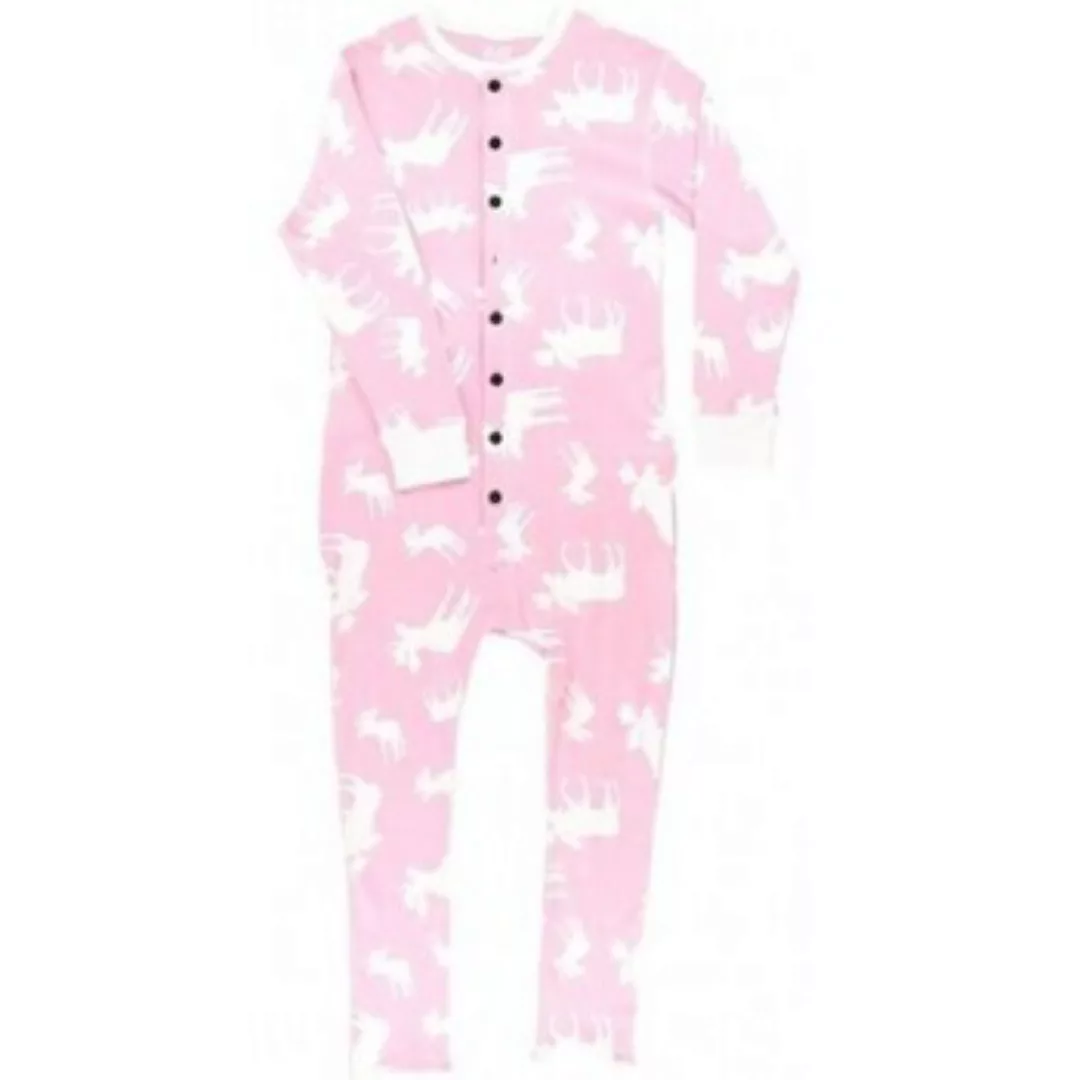 Lazyone  Pyjamas/ Nachthemden - Einteiliger Pyjama Pink classic Elch Erwach günstig online kaufen