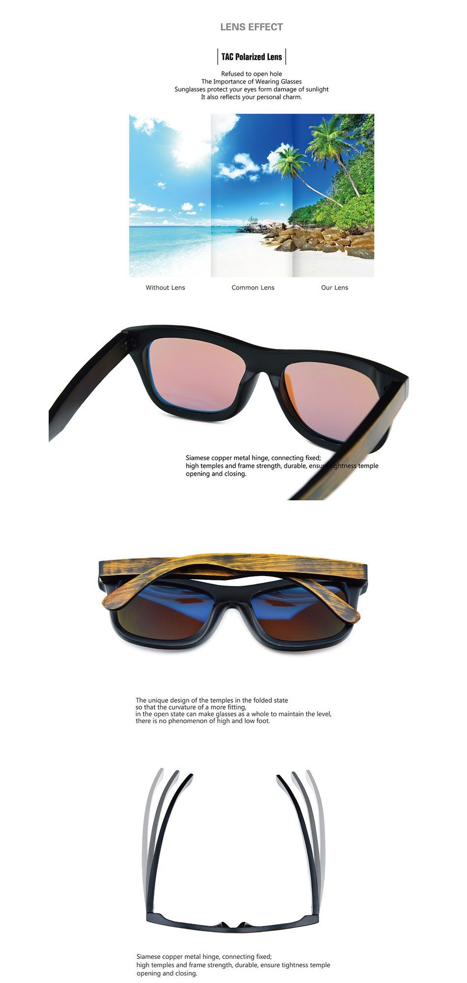 urbandreamz Sonnenbrille Bambus Holz Sonnenbrille Herren günstig online kaufen