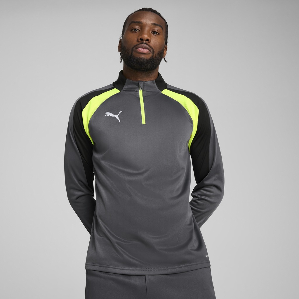 PUMA T-Shirt "individualLIGA Top mit viertellangem Reißverschluss Herren" günstig online kaufen