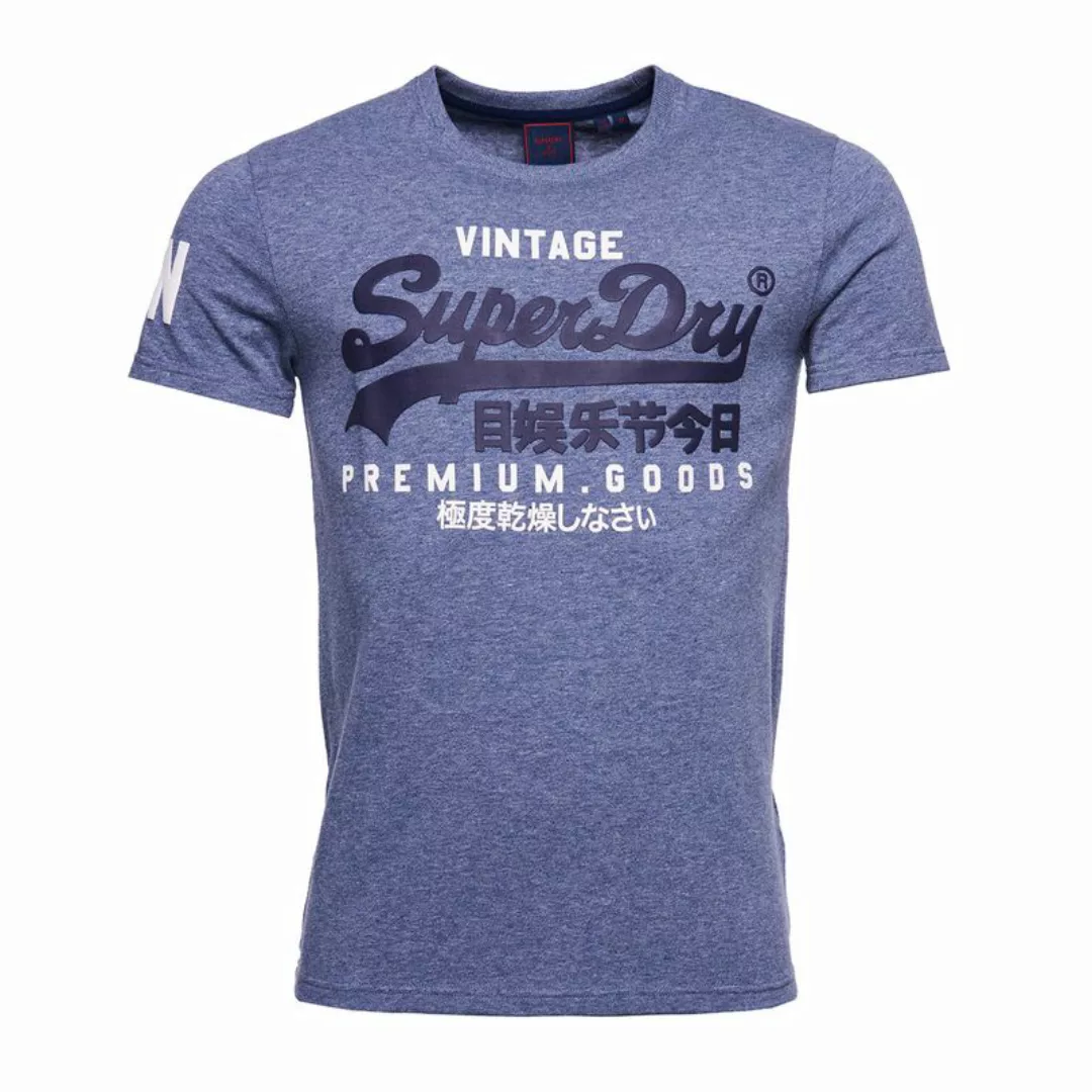 Superdry Vintage Logo Ns Kurzarm T-shirt 2XL Midnight Blue Grit günstig online kaufen