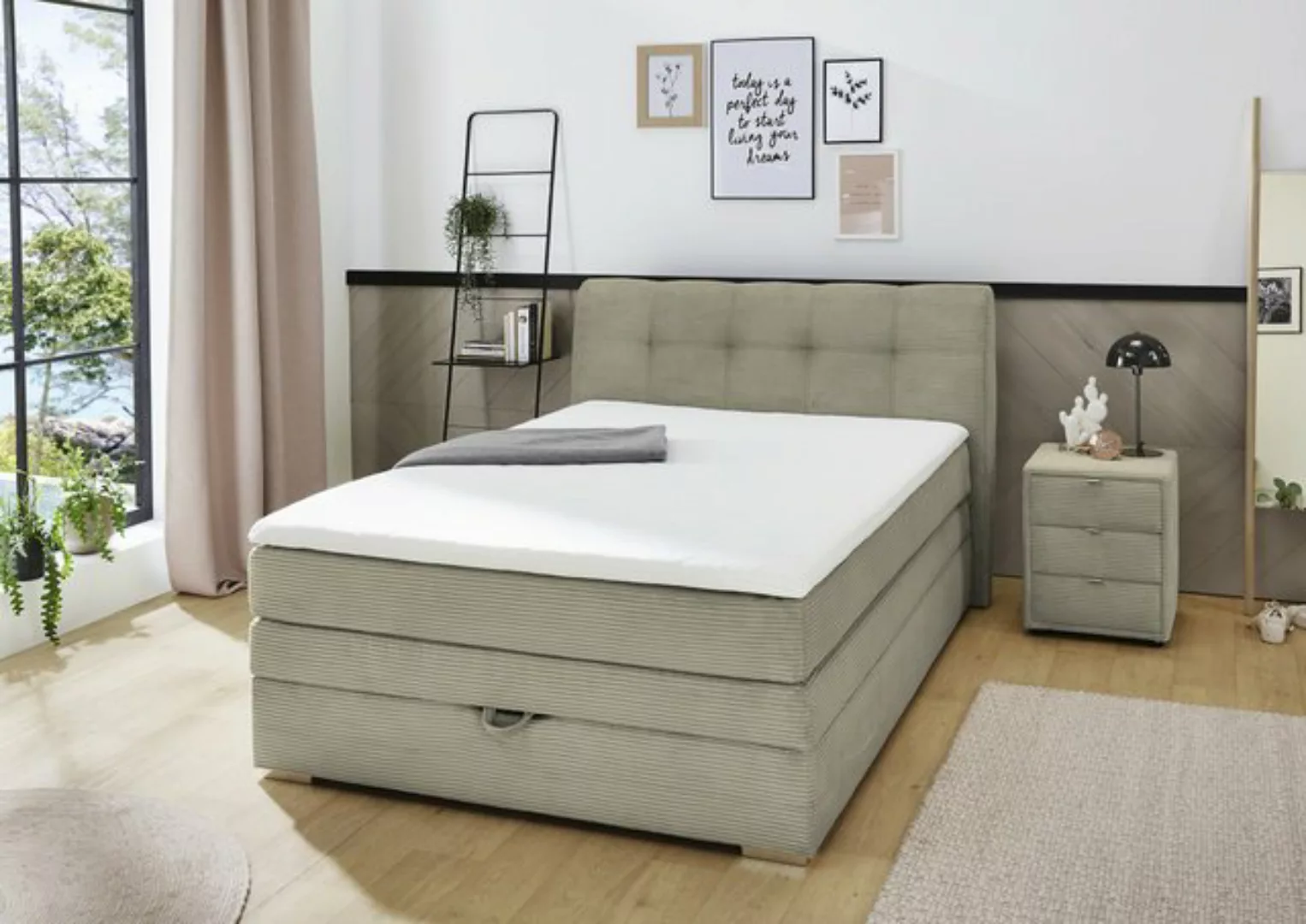 Jockenhöfer Gruppe Boxspringbett "Amelie", mit Bettkasten und Topper, erhäl günstig online kaufen