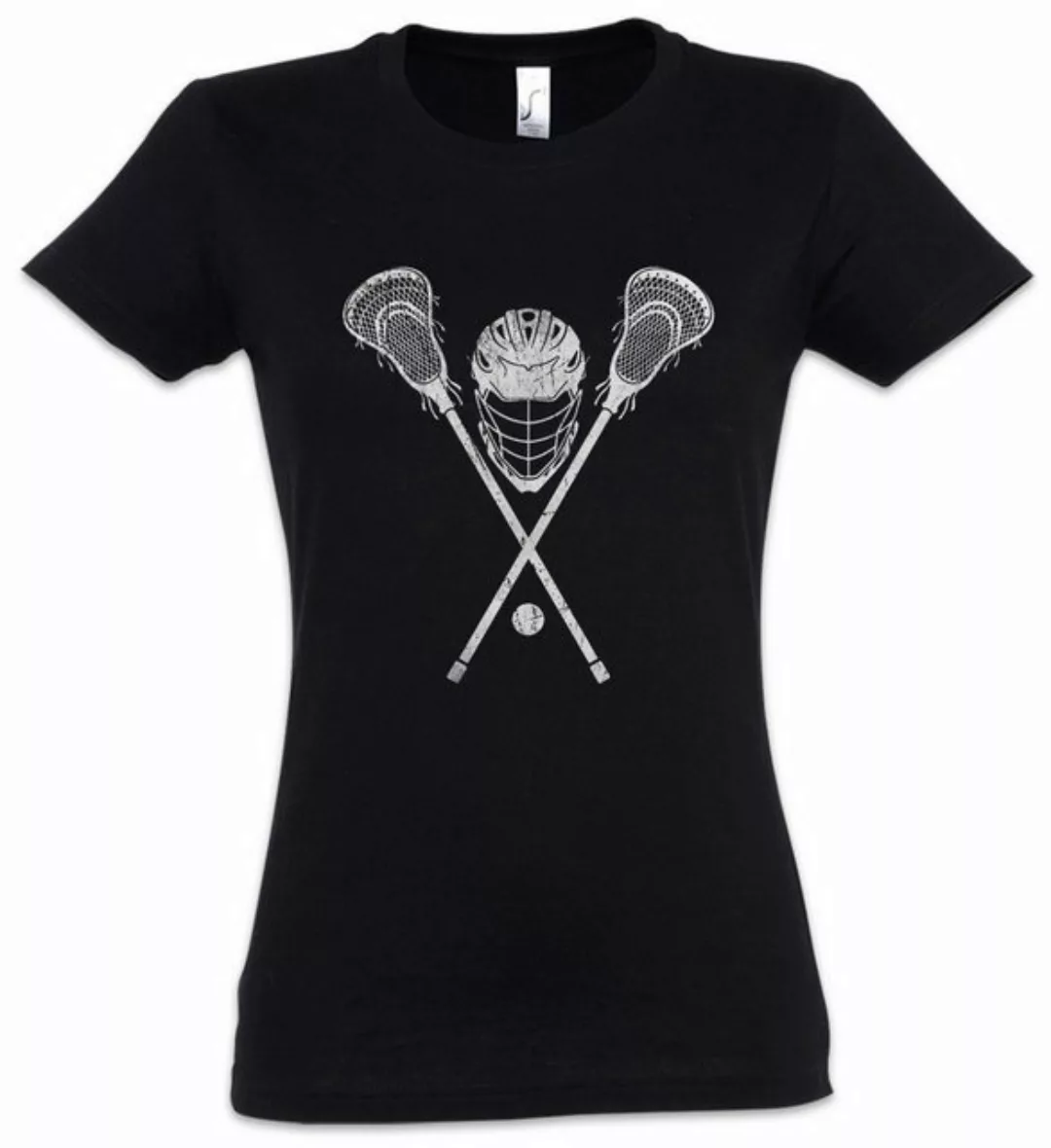 Urban Backwoods Print-Shirt Lacrosse Gear Damen T-Shirt Spieler Passion Spo günstig online kaufen