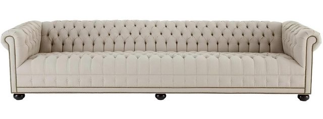 Xlmoebel Sofa Viersitzer Chesterfield Wohnzimmer-Sofa in Stoffbezug - elega günstig online kaufen