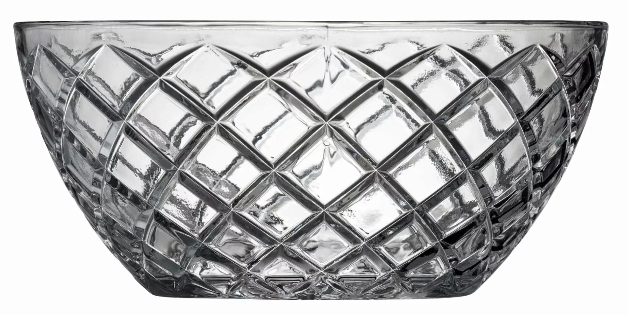 Lyngby Schüsseln, Schalen & Platten Sorrento Salatschüssel Glas klar 24cm ( günstig online kaufen