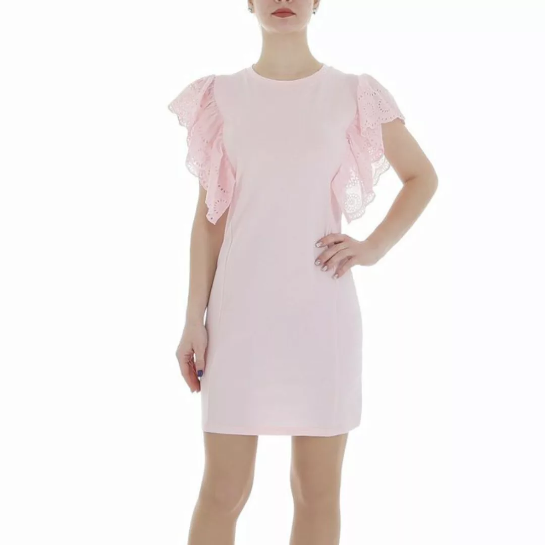 Ital-Design Sommerkleid Damen Freizeit (86164401) Stretch Minikleid in Hell günstig online kaufen