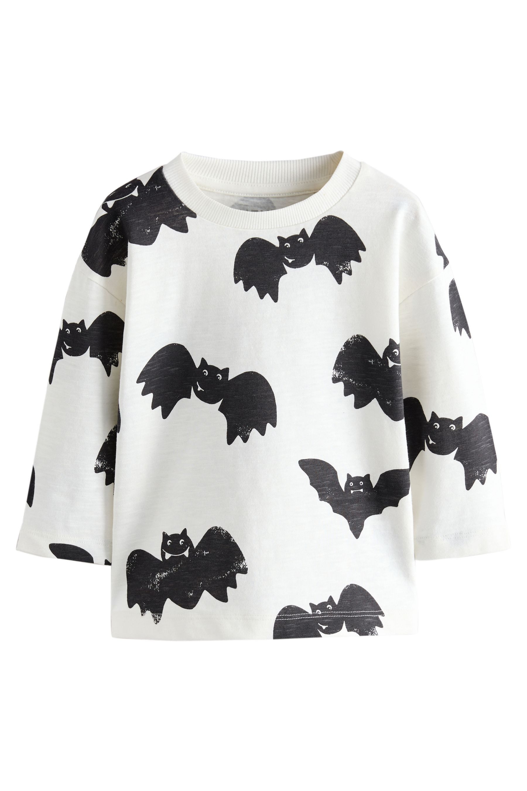 Next Langarmshirt Langarmshirt mit Halloween-Grafik (1-tlg) günstig online kaufen