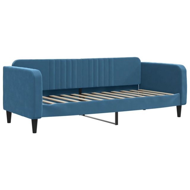 vidaXL Bett Tagesbett Blau 80x200 cm Samt günstig online kaufen