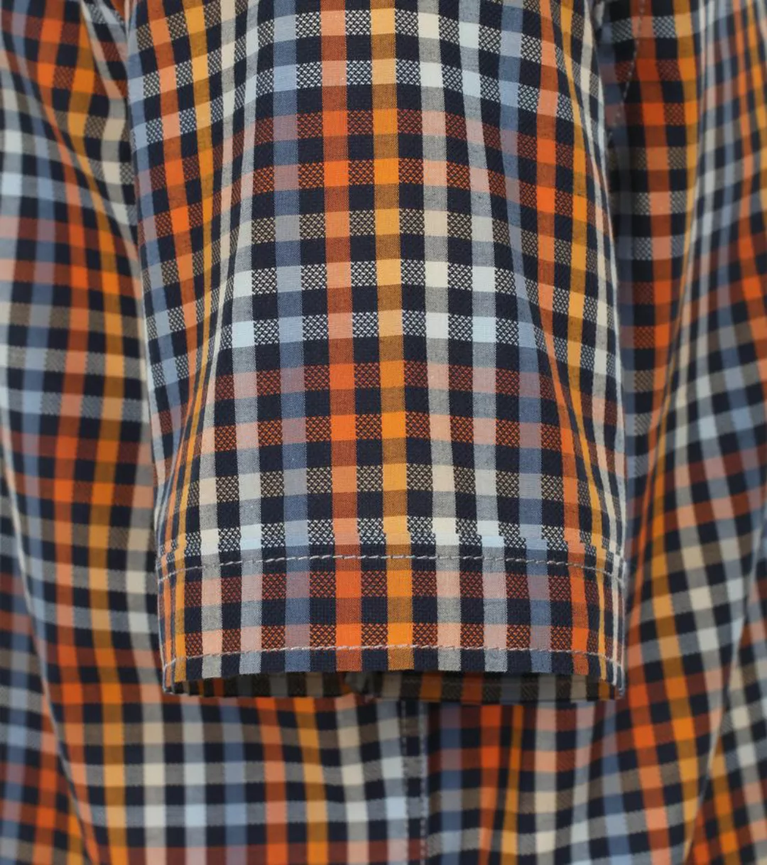 Casa Moda Short Sleeve Freizeithemd Kariert Mehrfarbig - Größe 5XL günstig online kaufen